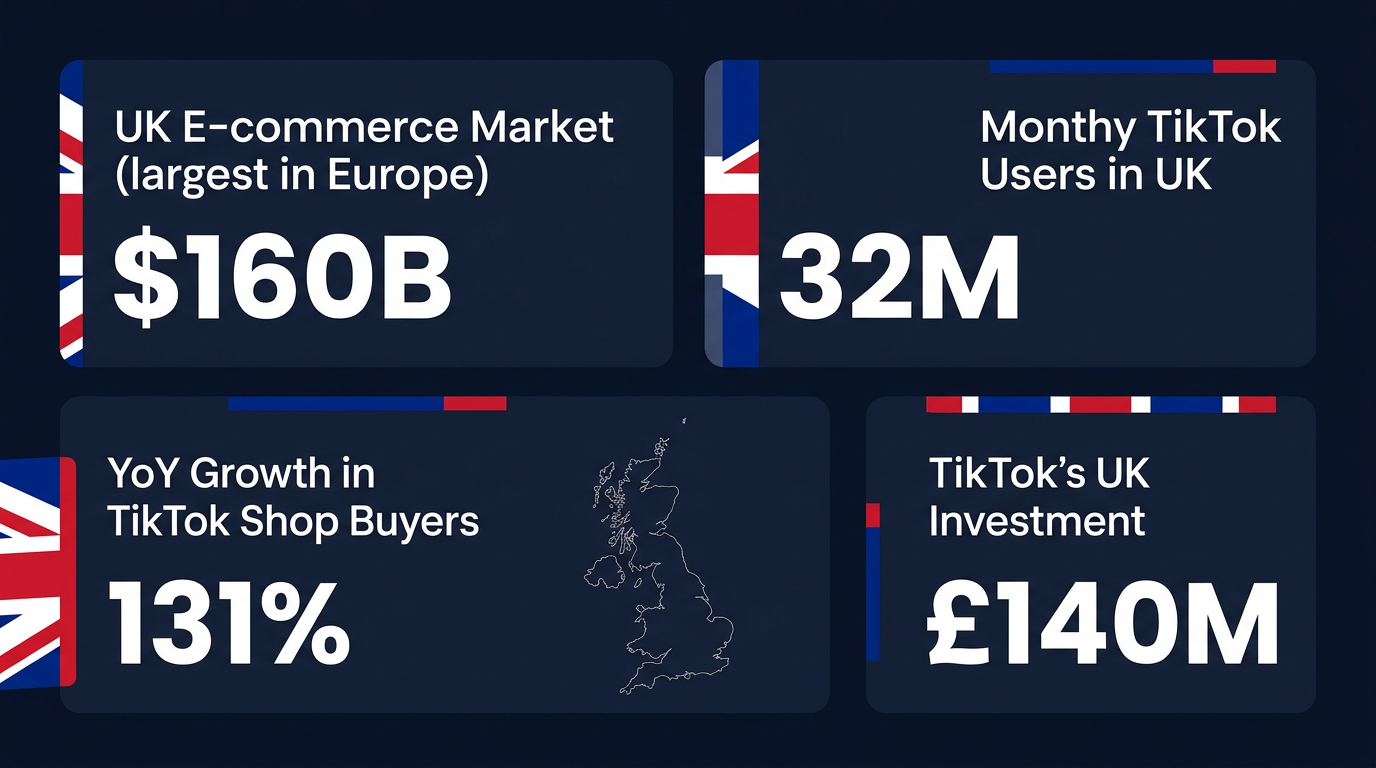 UK E-commerce Market Data - TikTok Shop Growth