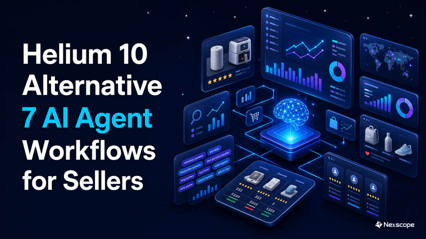Helium 10 Alternative: 7 AI Agent Workflows for Sellers